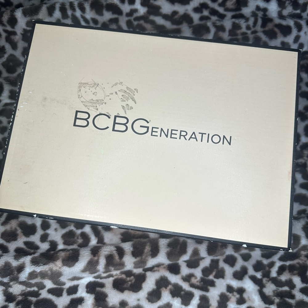 BCBGeneration Black Heels with Silver Studs - Picture 3 of 9